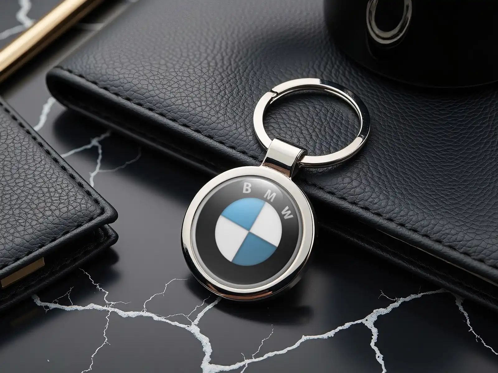 BMW Portachiavi Metallo Design Lega Robusta